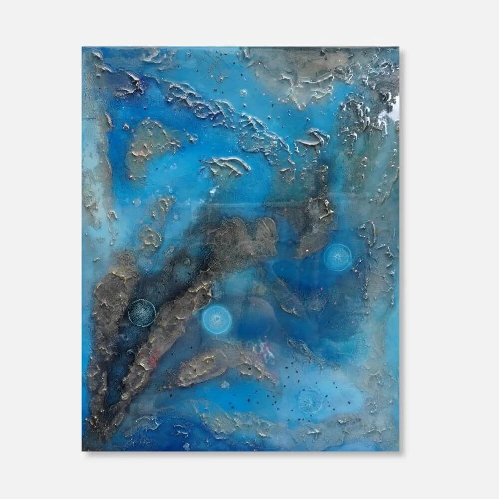Venus - Abstract, Resin Artwork | Textured, Acrylic painting 100% handmade Hand Painted Wall Art on Wooden Panel