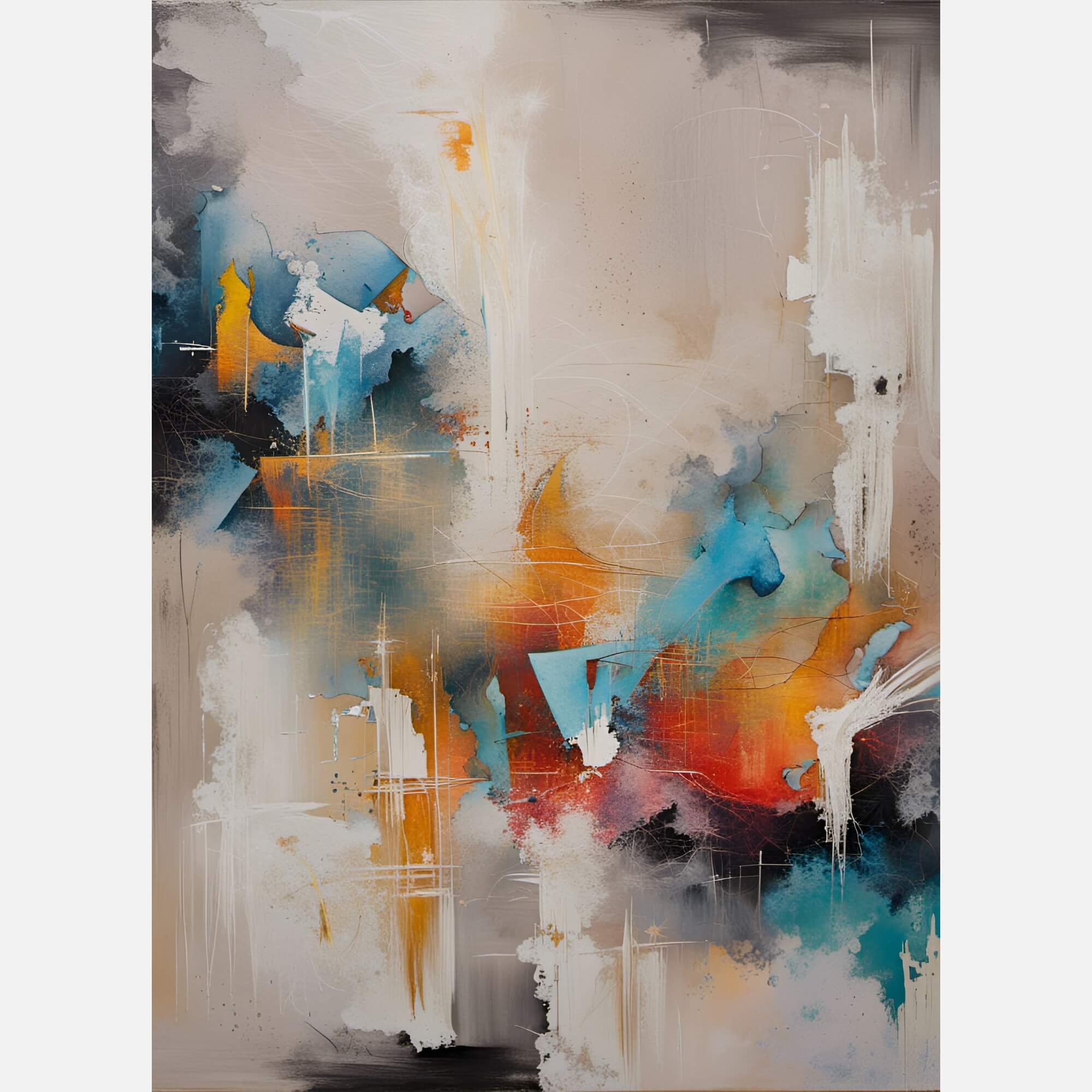 Colored Abstract - Art Print