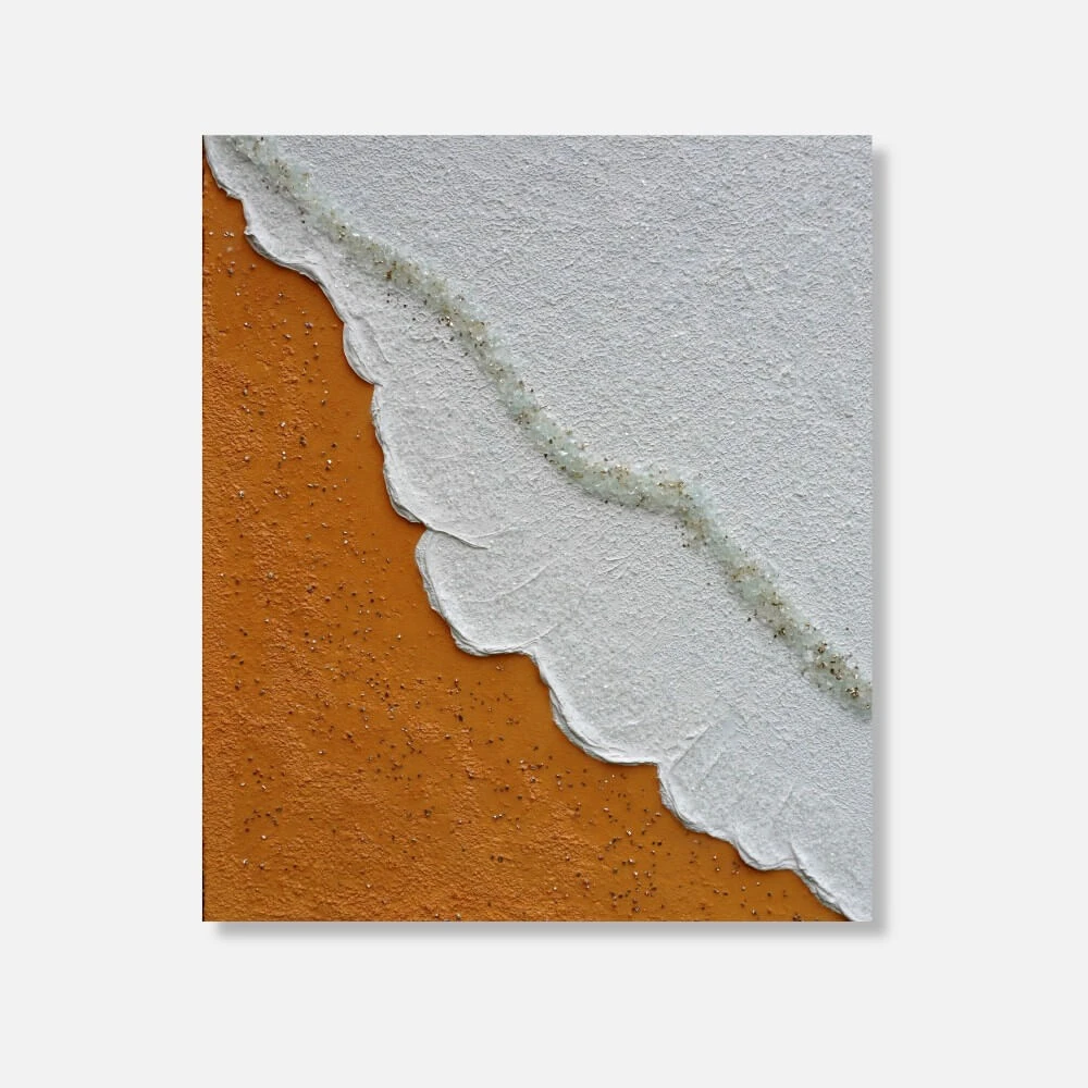 Modern Wave -  Textured, Resin Artwork,Acrylic 100% Handmade Hand Painted Wall Art On Canvas.